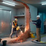 Una vecina levanta un tabique entre su garaje y trastero sin permiso y la justicia ordena su derribo